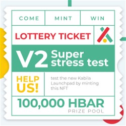 HBAR NFT Collection Kabila V2 Stress Test Tickets